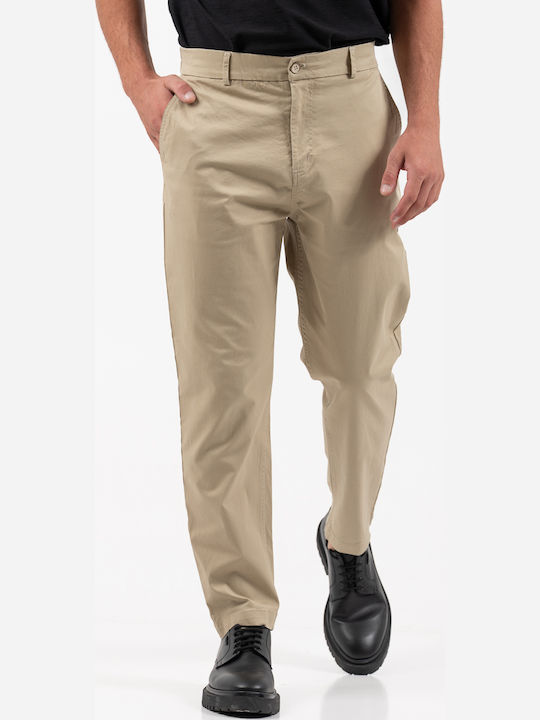 Chino Trousers in Regular Fit Beige