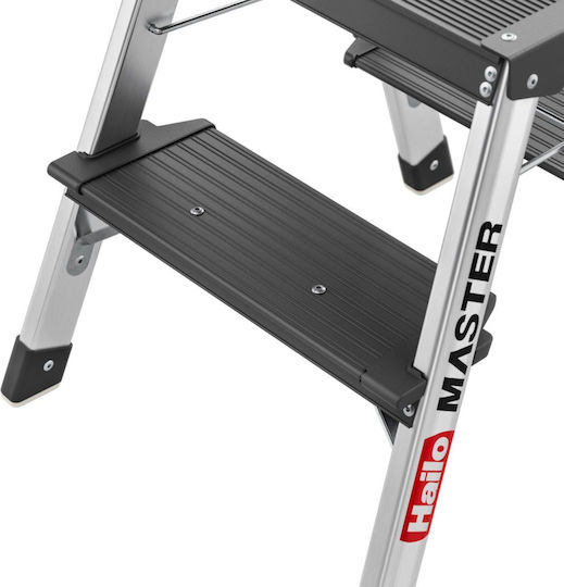 Hailo Aluminum Step Ladder with 1 Step 41cm
