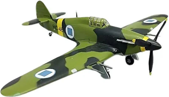 Исторически Самолет Easy Model 8372433 1-21 Hurricane Mk Ii 1942 Финландия E7243 Мащаб 1:72 Метален Пластмасов Камуфлажен