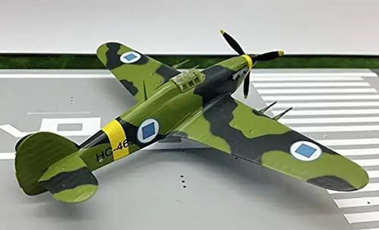 Исторически Самолет Easy Model 8372433 1-21 Hurricane Mk Ii 1942 Финландия E7243 Мащаб 1:72 Метален Пластмасов Камуфлажен