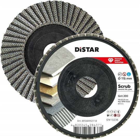 Distar Distar Diamond Lamellar Scrub Disc 115 X 22.23mm #200