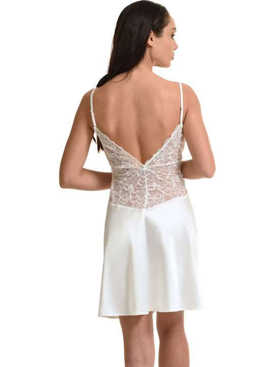 Miss Rosy Sommerliches Damen-Nachthemd Ecru Miss Rosy Sommerliches Damen-Nachthemd Ecru