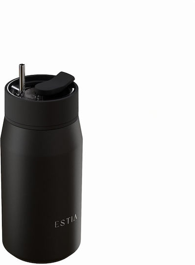 Estia Lens Save The Aegean Чаша Термос Неръждаема Стомана Без BPA 360ml Void с Сламка
