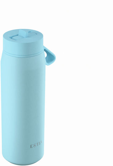 Estia Pulse Save The Aegean Рециклируема Бутилка Термос Неръждаема Стомана Без BPA 500ml Arctic