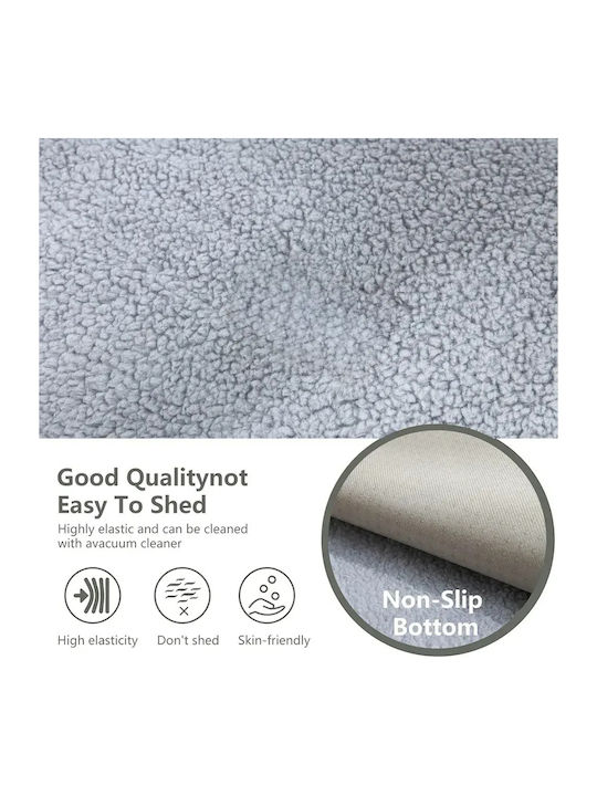 Ελαστικό Κάλυμμα Τριθέσιου Καναπέ Gray 90x180cm