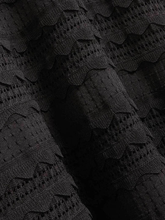 Καλοκαιρινό Midi Βραδινό Φόρεμα Black