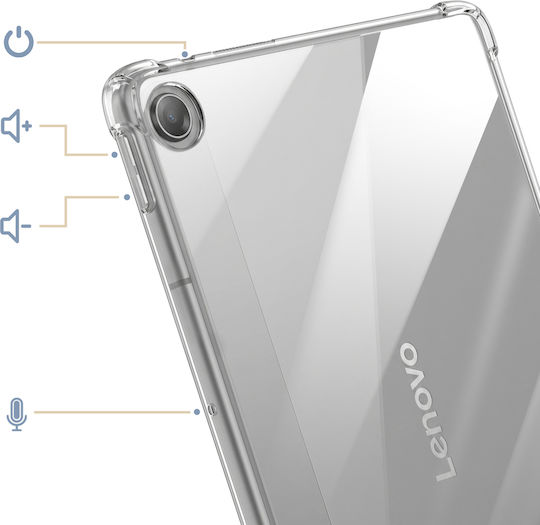 Avizar Case Tempered Glass Lenovo Tab 10.1 2025 Shockproof 360 Transparent