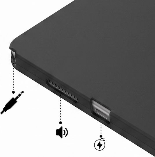 Avizar Case Lenovo Tab 10.1 2025 Flexible Slim Protection Black