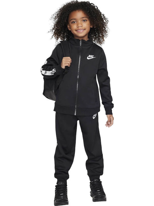 Kids Tracksuits With Jacket Black