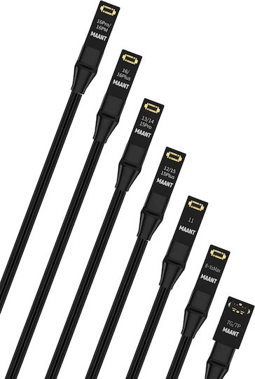 MaAnt 8-in-1 Boot Testing Kabel Iphone 7 bis 16 Modell M064 Schnelle Diagnose Schwarz