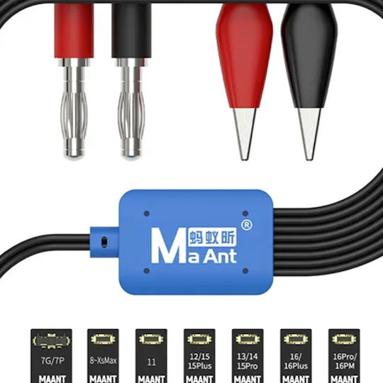 MaAnt 8-in-1 Boot Testing Kabel Iphone 7 bis 16 Modell M064 Schnelle Diagnose Schwarz