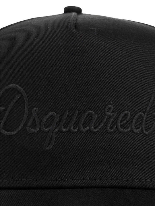 Dsquared2 Καπέλο Μαύρο Βαμβακερό