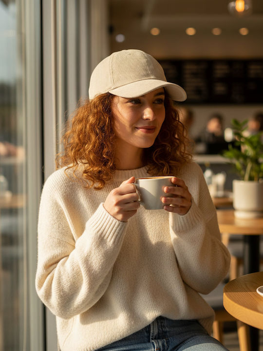 Baseball Cap Corduroy B680 Beechfield Earthaware Organic Cord Stone Baseball Cap Corduroy B680 Beechfield Earthaware Organic Cord Stone
