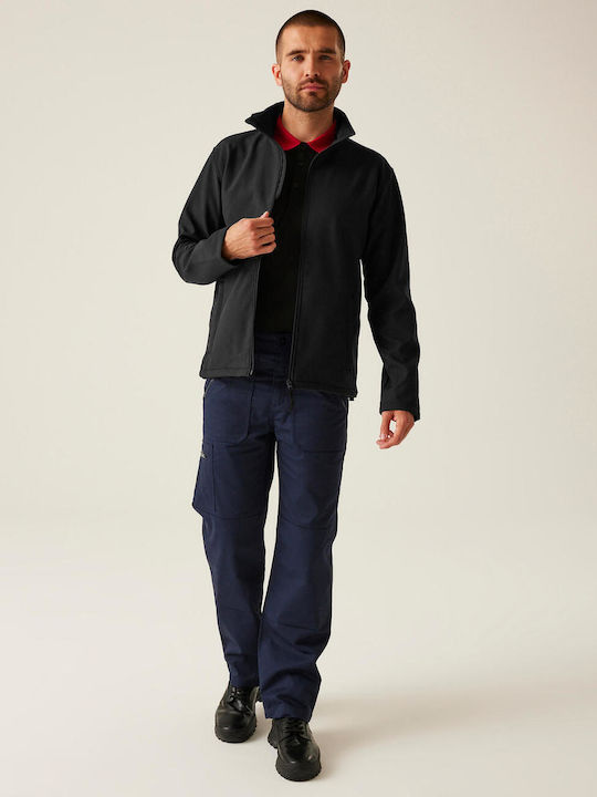 Reid TRA654 Winter Softshell Waterproof and Windproof Men’s Jacket Black