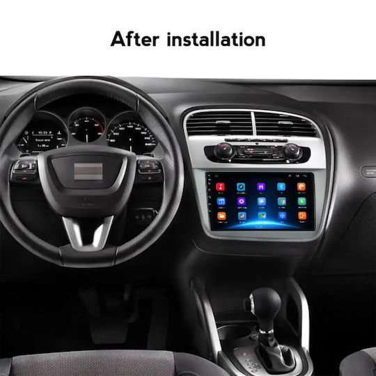 Seat Leon 2008 Android Multimedia Carplay Androidauto Gps Wi-fi Bluetooth Sh56