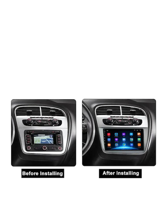 Seat Leon 2009 Android Multimedia Carplay Androidauto Gps Wi-fi Bluetooth Sh57