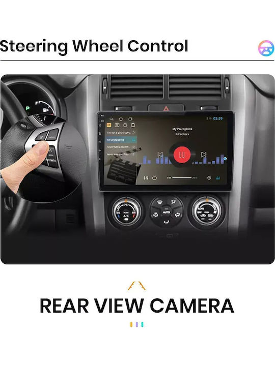 Suzuki Grand Vitara 2007 Android Multimedia CarPlay Android Auto GPS Eingebautes Wi-Fi Bluetooth Sh21