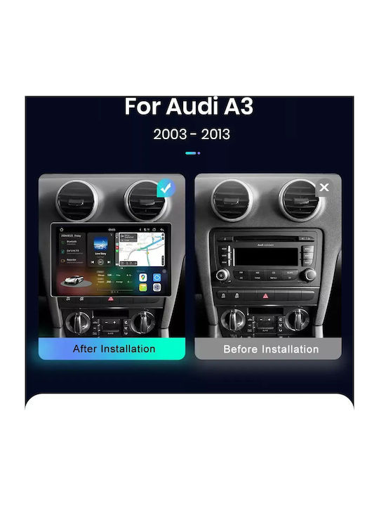 Audi A3 2010 Android Multimedia Carplay Androidauto Gps Wi-fi Bluetooth Sη37