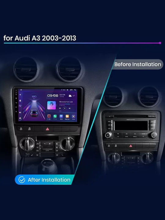 Audi A3 2011 Android Multimedia Carplay Androidauto Gps Wi-fi Bluetooth Sη38