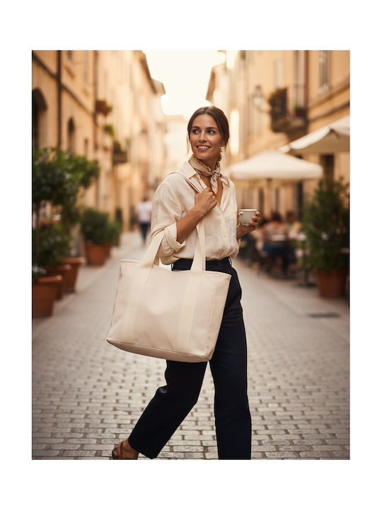 BagBase Τσάντα Ώμου για Γυμναστήριο Μπεζ BagBase Τσάντα Ώμου για Γυμναστήριο Μπεζ