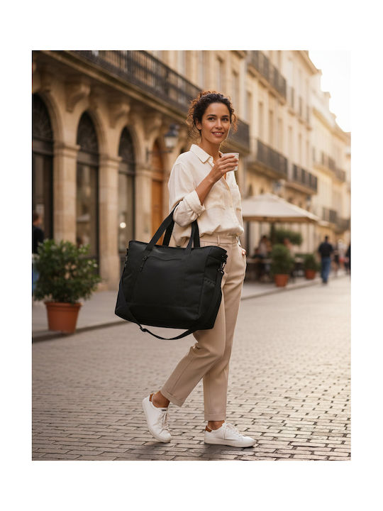 BagBase Schultertasche für Fitnessstudio Schwarze