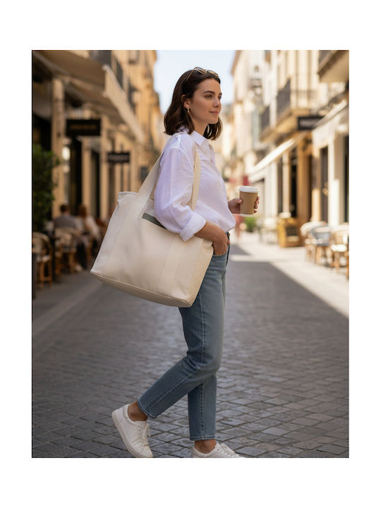 BagBase Τσάντα Ώμου για Γυμναστήριο Μπεζ