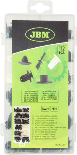 Case Set Clips Upholstery BMW Mini 112 Pieces Company Jbm 53720