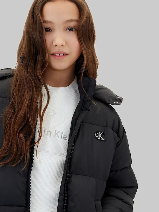 Kids Quilted Jacket Black