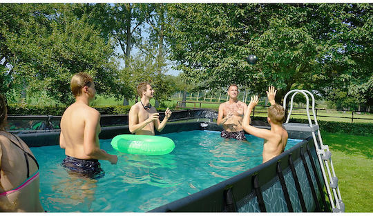 Exit Toys Swimming Pool PVC with Metallic Frame 540x122x122cm Grey