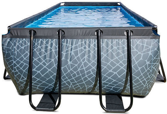 Exit Toys Πισίνα PVC με Μεταλλικό Σκελετό 540x250x122εκ. Γκρι