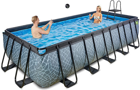 Exit Toys Πισίνα PVC με Μεταλλικό Σκελετό 540x250x122εκ. Γκρι
