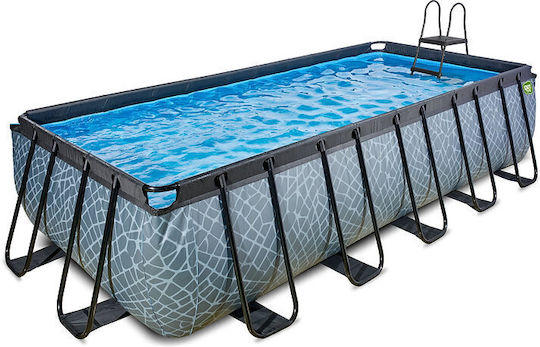 Exit Toys Πισίνα PVC με Μεταλλικό Σκελετό 540x250x122εκ. Γκρι