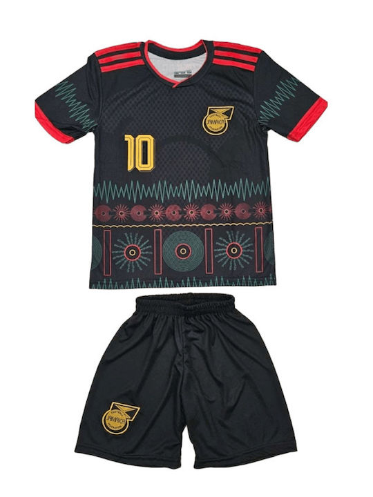Kids Football Set Bob Marley Jamaica National Team 2026 Black Balón De Oro Black Unisex Kids Ab169