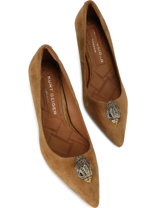 Belgravia Wildleder Pumps Tabac Braun