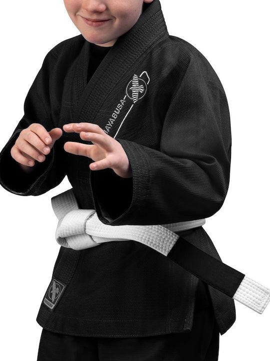 Hayabusa Kids Brazilian Jiu Jitsu Black Uniform