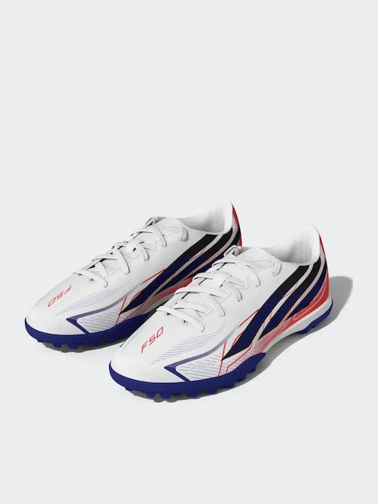 F50 Hyperfast Club TF Kids Soccer Cleats & Shoes Turf White