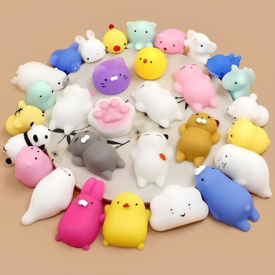Mochi Squishy Squishies Gniotki Set 50 Mehrfarbige Weiche Elastische Antistress-Spielzeug Für Kinder Erwachsene