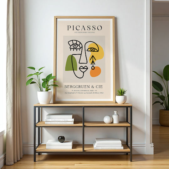 Poster Pablo Picasso Les Dejeurenes Dessins Art244 40cm X 50cm Black Wooden Frame