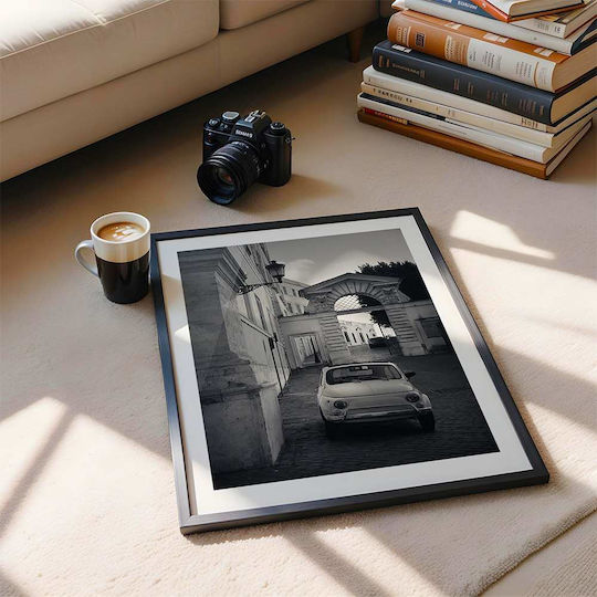 Poster Vintage View Pst25192 40cm X 50cm Μαύρη Ξύλινη Κορνίζα-61693pd156395f55321