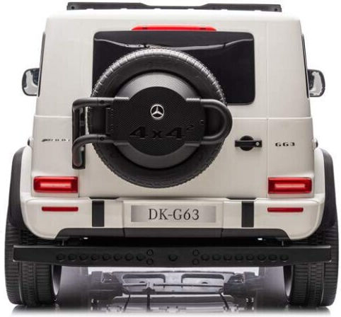 Mercedes AMG G63 Διθέσιο με Τηλεκοντρόλ Licensed 12 Volt Λευκό για 3+ Ετών
