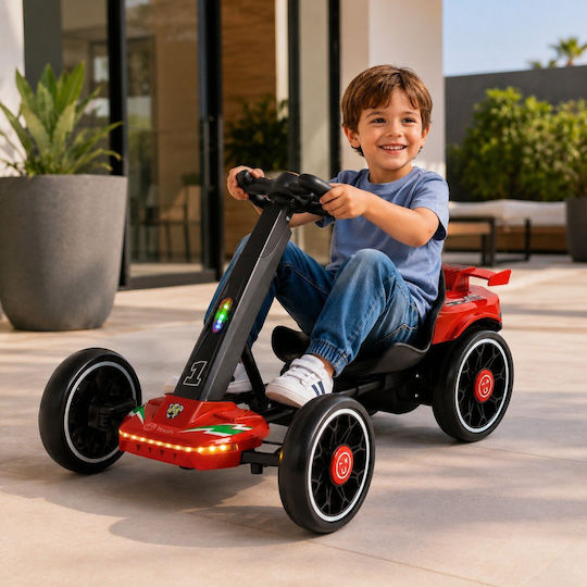 SC1006 Go Kart One-Seater with Remote Control 12 Volt Red for 2+ Years UIN.CDR.0005