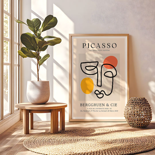Poster Pablo Picasso Les Dejeurenes Dessins Art240 40cm X 50cm White Wooden Frame