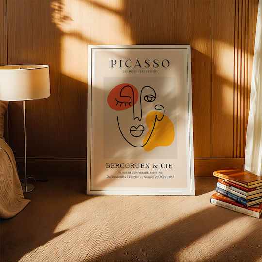 Poster Pablo Picasso Les Dejeurenes Dessins Art241 40cm X 50cm Premium Μαύρο Ξύλινο Κάδρο-63764pd156089f55323