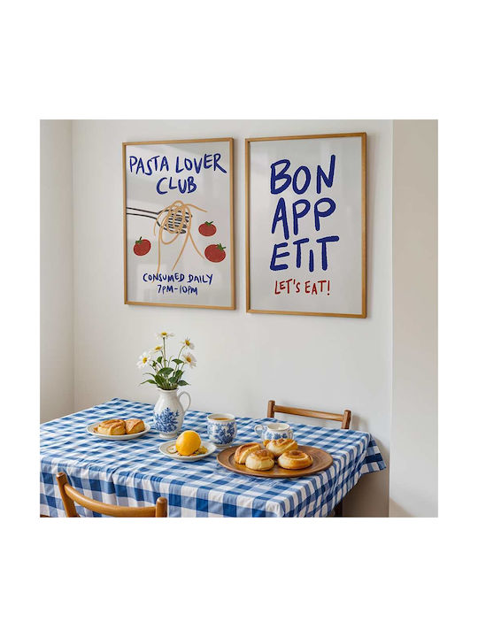 Poster Pasta Lovers Club Pst25295 40cm X 50cm-62181pd156336