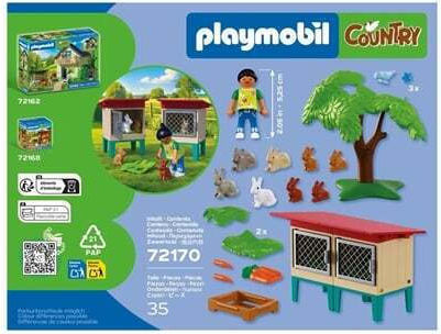 Playmobil Държава Къщичка за зайци за 4 години