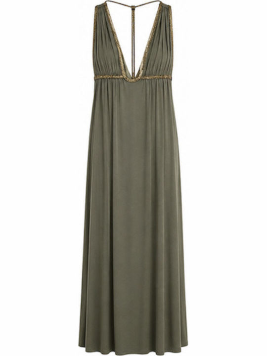 Summer Maxi Dress Khaki