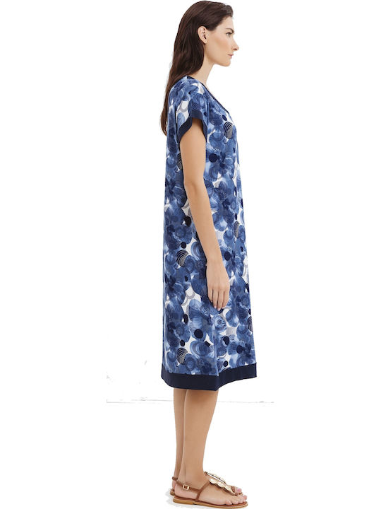Sommer Damenkleid Blau