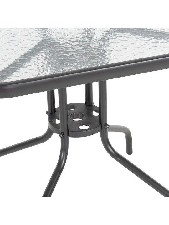 HomeMarkt Garten- und Outdoor-Möbelsets Figo 3-tlg Grau