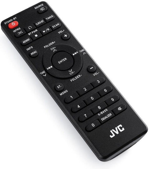 JVC JVC Tonsystem 2.0 UX-E225B 30W mit CD / Digitale Medien Player und Bluetooth Schwarzes