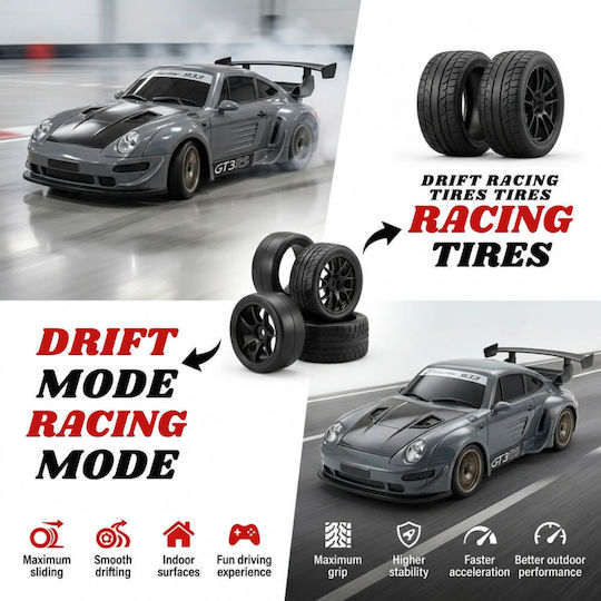 RC Fahrzeug Drift 4WD Grau